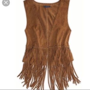 COPY - Suede fringe vest